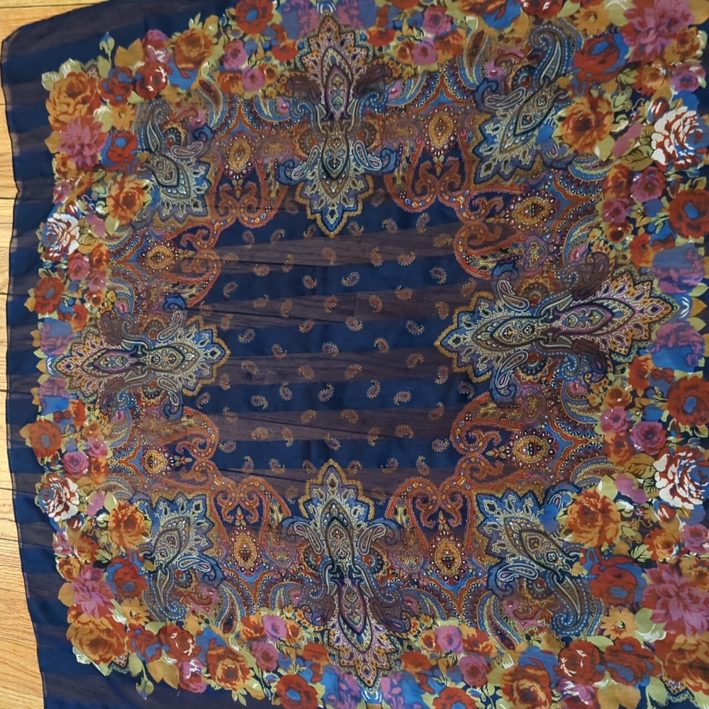 Cherry webb vintage scarf